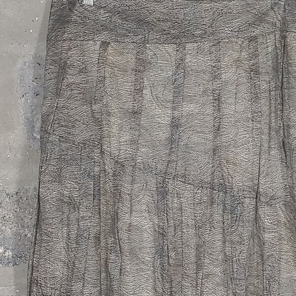 YANSI FUGEL long wide pleat full sweep skirt cotton double layer - Picture 2 of 7